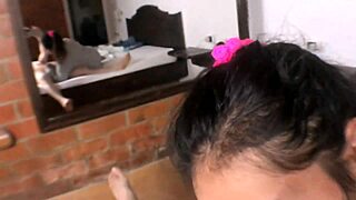 Hot college girl blows dick until cum fills her mouth!