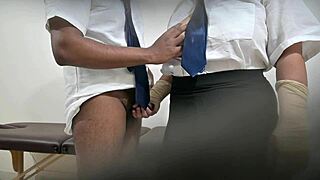 School Students Sneak Away for Forbidden Sex in Classroom