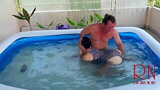 Breeath Pause UNDERWATER DOMINATION with Rough Sex in Pool