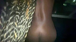 Shy teen neighbor shows off tight ass for banging