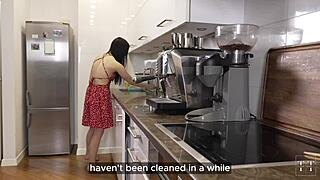 got stuck in the kitchen, but dick saved us?