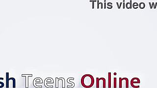 Real 18 Year Old Fucked Raw & Creampied in Wild College Uniform Action