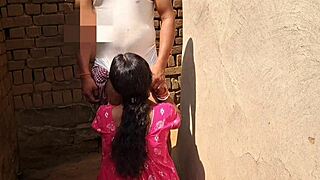 Bold Beautiful Bhabhi in Saree Gets Rough Fucked by Devar Ji