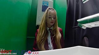 Gloryhole Teen Student Sucks Cock With Wild Facial Finish In Secret Spot.