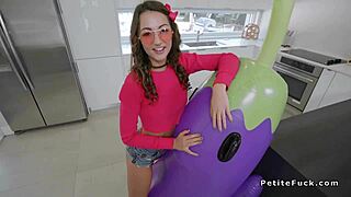 petite teen gets her ass licked before pussy pounding in pov