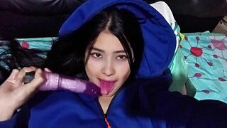 Nanny with huge tits craved my cock right at home