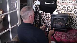 hey, wanna see bettie hayward’s college girl photoshoot backstage?