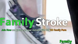 Naughty teen deepthroats monster cock in bathroom.