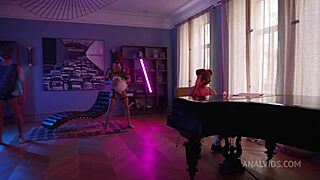 Rough Initiation of Cute First-Year Student with Face Fucking and Ass to Mouth