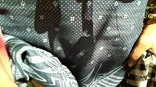 DESI GIRLFRIEND FUCKING BOYFRIEND HARDCORE DOGGY STYLE OUTDOOR WITH HORNY TITS AND HAIRY PUSSY!