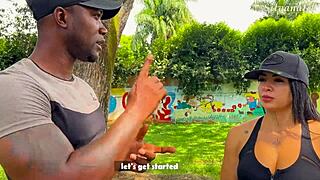 Holy Cow! Busty Milf Student Nailed by Trainer XanderBlackX with Massive Black Cock!