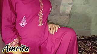 damn, hot indian desi step brother-in-law banging sister-in-law in steamy action