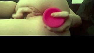 British girlfriend explores toys and masturbation in a college reality setting.