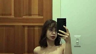 Yo, watch this teen strip hot for the camera