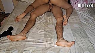 Sexy Sister-In-Law Bent Over In Bed Gets Fingered And Fucked Doggystyle