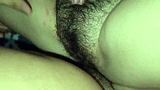 wet and hairy fun with my chubby stepson