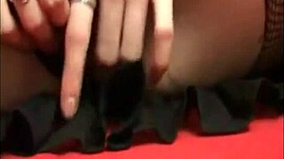 Liz Vicious has a lonely dinner party and indulges in great masturbation.