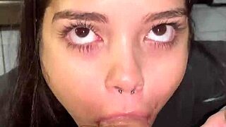 man, debora prado givin’ deepthroat an’ ridin’ reverse before bed