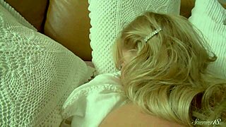 horny blonde taida v rubs pearl with vibrator