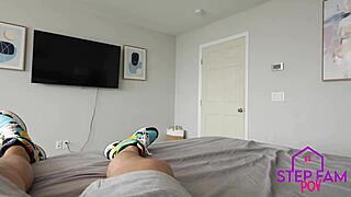 Little Blonde Step Sis Helps Me Out with Wild Fucking - Becky Summer!