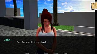 Teen explores erotic cartoon adventures with milf in amateur family series.