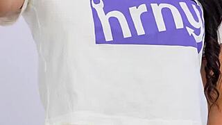 Sexy Latina Teen 18+ Masturbates on Phone for Boyfriend, So Hot!