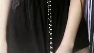 Little New Slams a 9-Inch Dildo in Tight Pussy Action