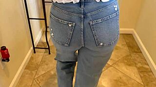 Blonde milf pov with big cock bareback fucking