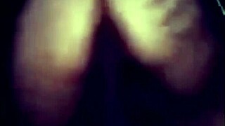 Blonde babe bouncing at college party