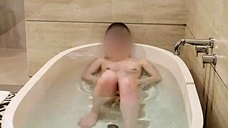Bathing Ritual Of Beautiful Japanese College Student In Solo Asian Bath