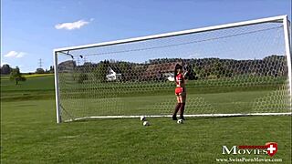 Hey, Amanda in girly fetish action outdoors, super hot!