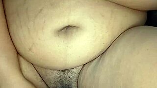 Ebony Stepmother Masturbating with Big Clit in Wet Pussy Action!