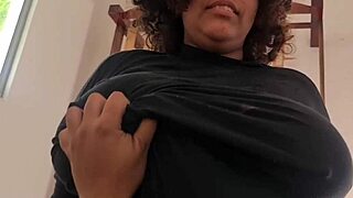 Stepmom with big boobs sneaks into my room for taboo fun