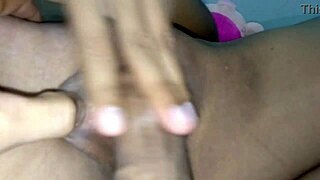 Hot big-tits roommate rides hard after college. She gets so wet!