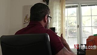 tiny asian teen rides her coach's long american cock.