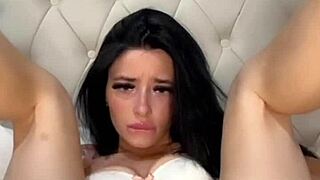 Experienced European Teen Brunette's Slutty POV Masturbation With Dildo Experience