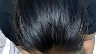 Young Stepsister Gives Huge Blowjob In Bedroom After Gym Dancing With Big Tits