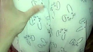 Amateur Babe in Bunny Pajamas Drives Me Crazy with Tight Pussy Bent Over in Fetish Doggy Style