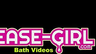 I’m a sexy brunette teen 18+ student bathing