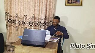 College teen 18+ girls in miniskirts seduce and bang young 18+ lecturers for better grades in homemade quickie.