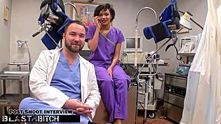 Student Jackie Banes Caught, Gagged, and Blasted in POV