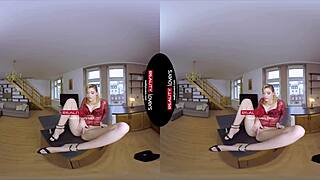 German teen Anny Aurora rides and blows cock boldly.