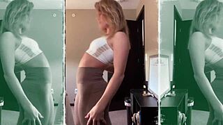 Madisyn Huntt Bikini Haul Shows Cameltoe and Nipslip