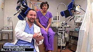 Student Jackie Banes Busted and Blasted in Hard Face Fucking