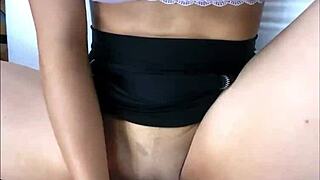 Petite Latina teen with big tits pounded missionary after school