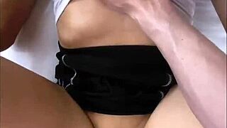 petite latina takes hard missionary pounding after school with sneaky vibes