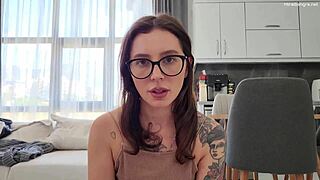 Step sister let me fuck her tits and cum in her mouth