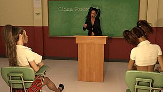 sexy college lezbian play with big hairy tits.