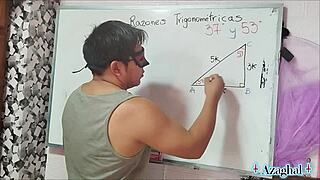 18 Trigonometr�a Sexual De 37 Grados En Tu Y: Asian Nerd Student and Teacher in Bedroom