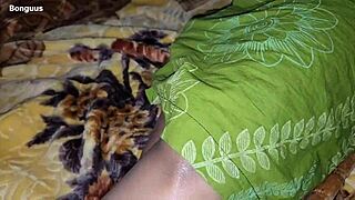 Beautiful housewife enjoys steamy sex with brother-in-law, cum drips in pussy